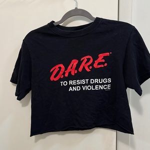 Cropped Vintage DARE Tee